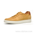 men's casual wrinkle leather Street sneaker